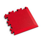 PVC hoek rosso red SKIN MeneerTegel PVC en rubber vloer tegels