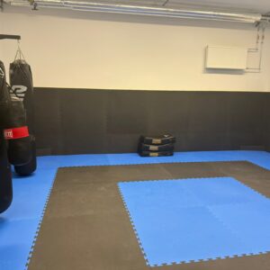 Tatami PREMIUM EVA Foam | Vechtsportmat 100x100x2,6cm | Rood-Blauw - Afbeelding 12