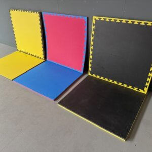 Tatami PREMIUM EVA Foam | Vechtsportmat 100x100x2,6cm | Rood-Blauw - Afbeelding 14