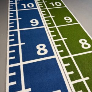 CLAWGRIP SPRINTTRACK NUMBERS PRO 1x10m BLAUW/WIT - Afbeelding 10