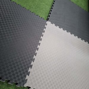 Tatami EVA Foam | Vechtsportmat 100x100x4cm | Zwart-Grijs (2 dagen gebruikt) - Afbeelding 11