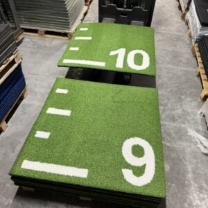 Sportgras CIJFERSET 1-10 GROEN/WIT pakket DEMO - Afbeelding 1