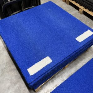 Sportgras 13m STREEPSET BLAUW/WIT pakket DEMO - Afbeelding 3