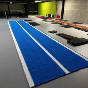Sprinttrack Sled 8000 10x2m Blauw DEMO NIEUW - Afbeelding 6