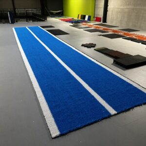 Sprinttrack Sled 8000 10x2m Blauw DEMO NIEUW