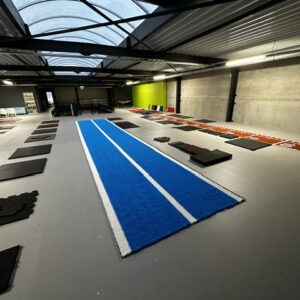 Sprinttrack Sled 8000 10x2m Blauw DEMO NIEUW - Afbeelding 5