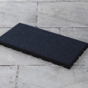 Halfsteens tegel  50x25x3 cm – Zwart