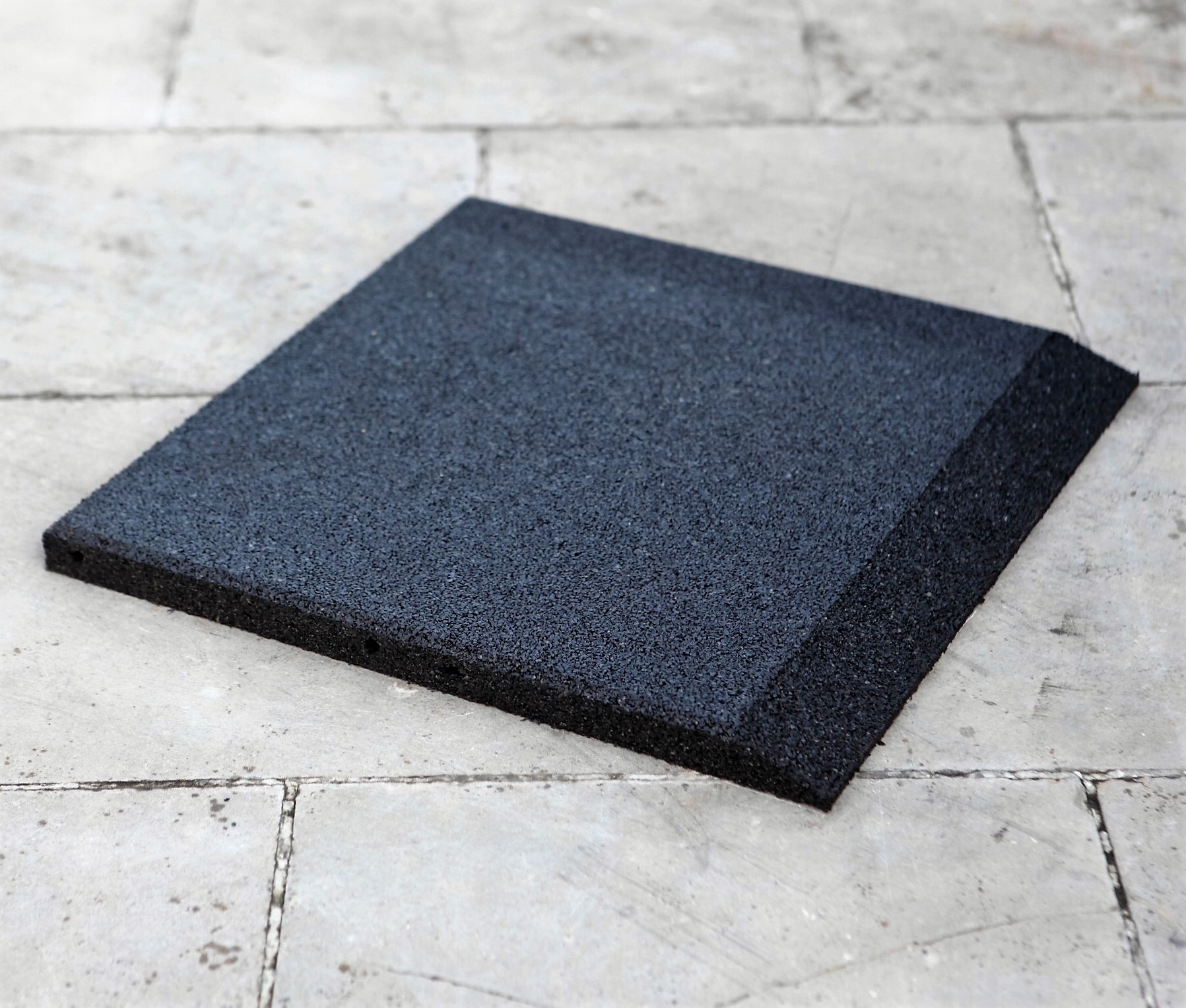 Afgeschuind 50x50x3cm – Zwart